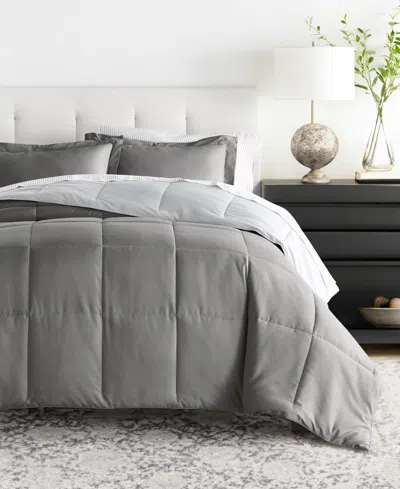 Ienjoy Home Bedding Bundle Reversible Pattern 7-piece Comforter Set, Full