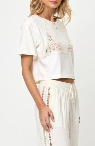 L*space Lspace Core Cover-up T-shirt In White