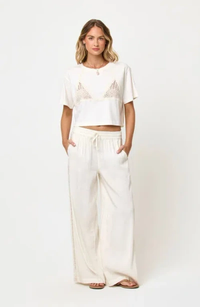 L*space Lspace Core Cover-up T-shirt In White