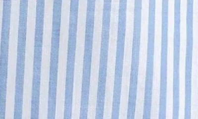 Tommy John Stripe High Waist Woven Sleep Pants In Blue