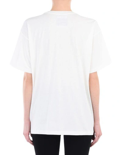 Shop Moschino Short Sleeve T-shirts - Item 37985004 In White