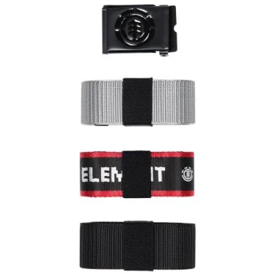 Element Beyond 2.0 + Logo Web Belts 3-pack In White