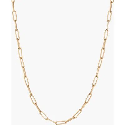 Aurate New York Large Paperclip Chain Necklace In Gold