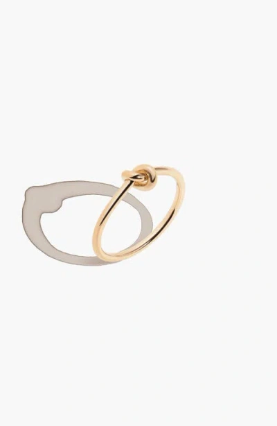 Aurate New York Gold Knot Ring In Yellow