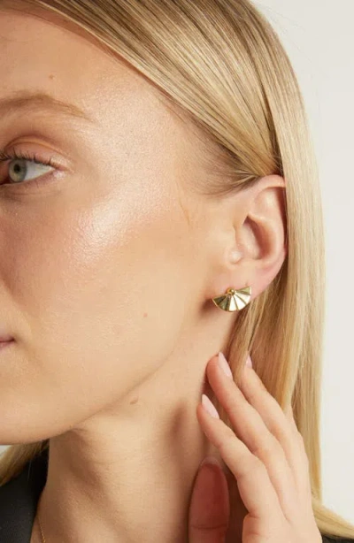 Aurate New York Archival Sensu Earrings In Gold