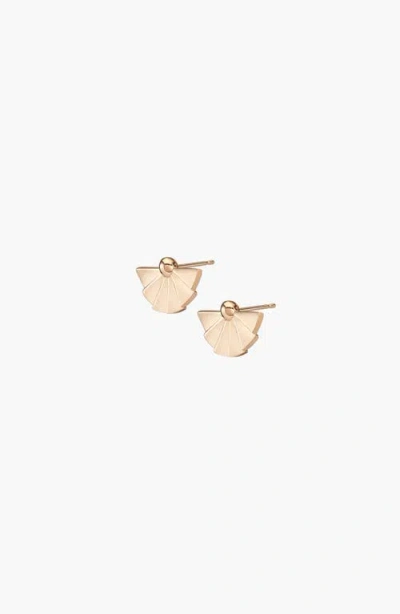 Aurate New York Archival Sensu Earrings In Gold