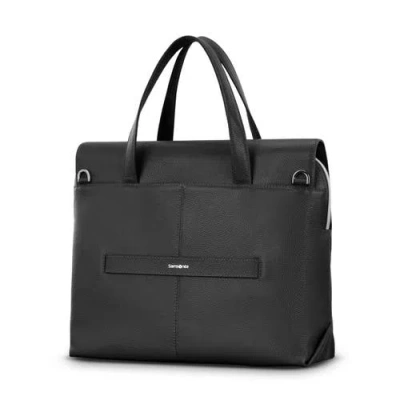 Samsonite Mobile Solution 2 Convertible Leather Briefcase In Black
