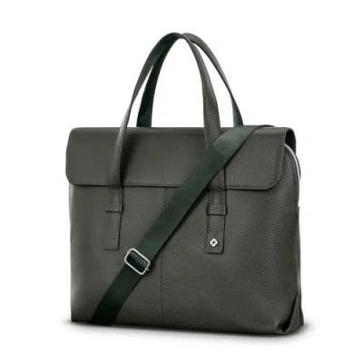 Samsonite Mobile Solution 2 Convertible Leather Briefcase In Black