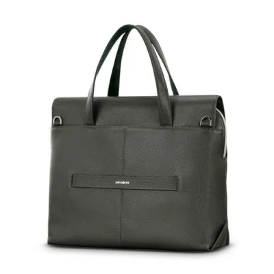 Samsonite Mobile Solution 2 Convertible Leather Briefcase In Black