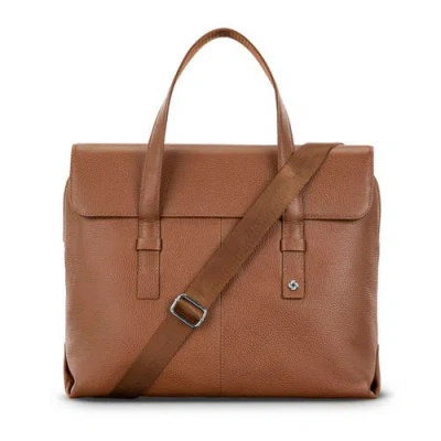 Samsonite Mobile Solution 2 Convertible Leather Briefcase In Brown