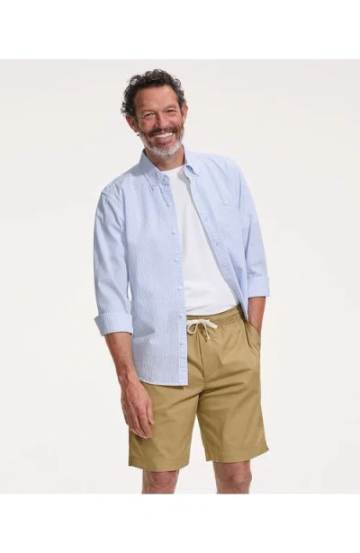 Lands' End 9" Pull On Deck Shorts In Brown