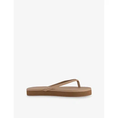 Tkees Platform Lily Sandals Cocobutter In Brown