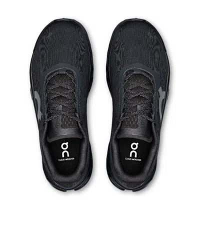 On Cloudmster 2 Rubber-trimmed Mesh Running Sneakers In Black