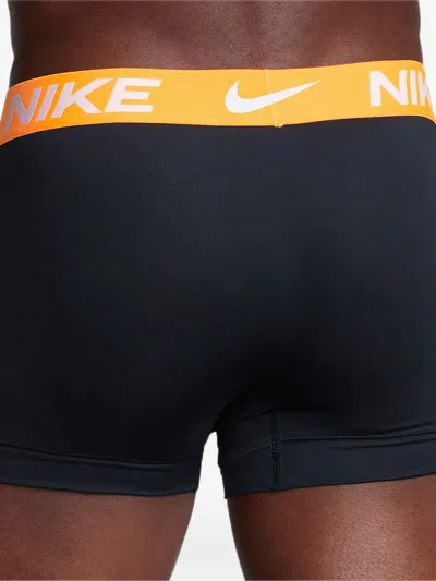 Nike Men's Dri-fit Essential Micro Boxer Briefs (3-pack) In Black