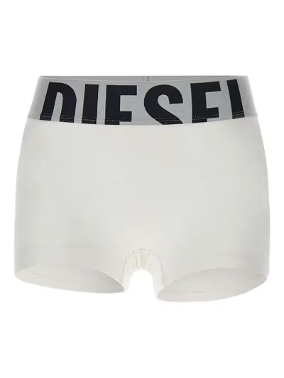 Diesel Two Printed Boxers In White