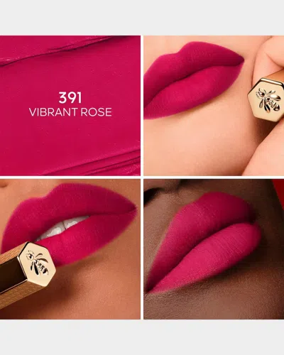 Guerlain 391 Vibrant Rose Kisskiss Honey-infused Intense Lipstick 1.85g In Transparent