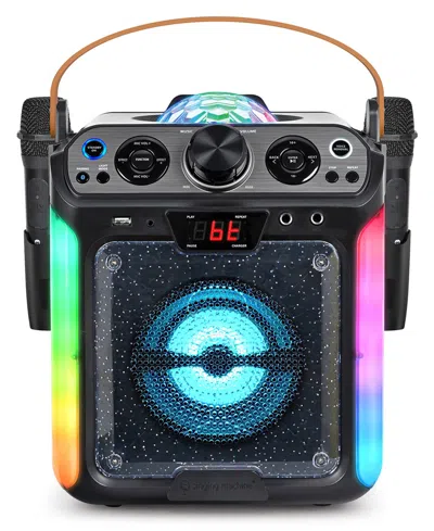Singing Machine Groove Disco Bluetooth Karaoke System In Black