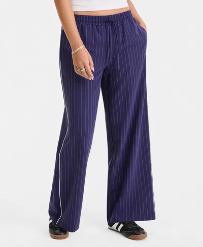 Sincerely Jules Juniors' Striped Drawstring Pants In Multi