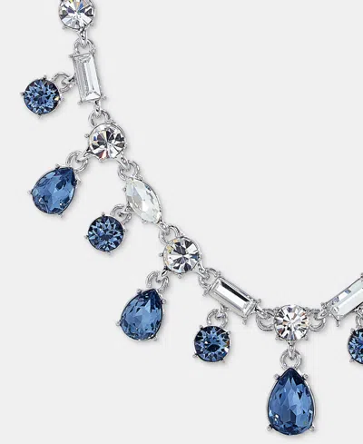 Givenchy Crystal Shaky Statement Necklace, 16" + 3" Extender In Metallic