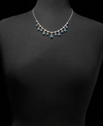 Givenchy Crystal Shaky Statement Necklace, 16" + 3" Extender In Metallic