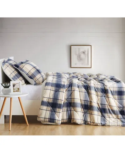 Truly Soft Cuddle Warmth Comforter Set, Full/queen In Blue