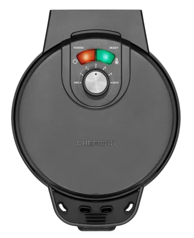 Chefman Anti-overflow Waffle Maker In Black