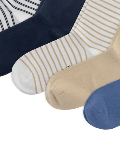 Ralph Lauren Women's Script Roll-top Socks, 6-pack In Multi