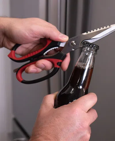 Joyce Chen Deluxe 9" Multi-use Kitchen Shears In Red