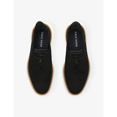Cole Haan Grand Phaze Stitchlite Quick-on Oxford Sneakers In Black