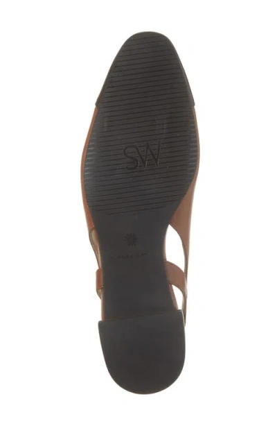 Stuart Weitzman Sleek Slingback Flat In Multi
