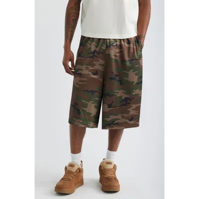 Elwood Baggy Mesh Shorts In Multi