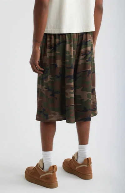 Elwood Baggy Mesh Shorts In Multi