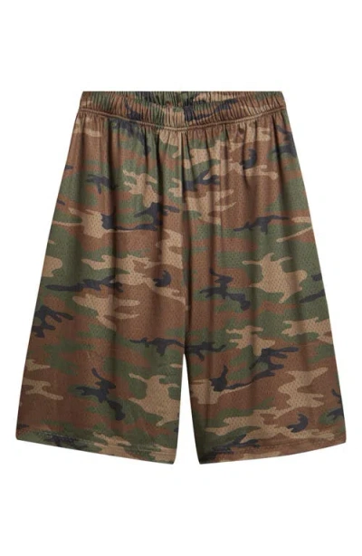 Elwood Baggy Mesh Shorts In Multi