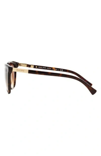 Ralph 51mm Gradient Rectangle Sunglasses In Brown