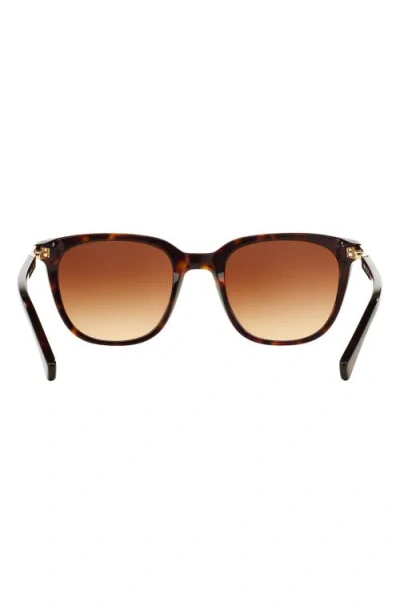 Ralph 51mm Gradient Rectangle Sunglasses In Brown