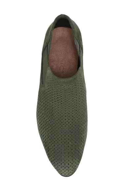 Vionic Bethany Perforated Bootie In Green