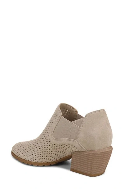 Vionic Bethany Perforated Bootie In Brown