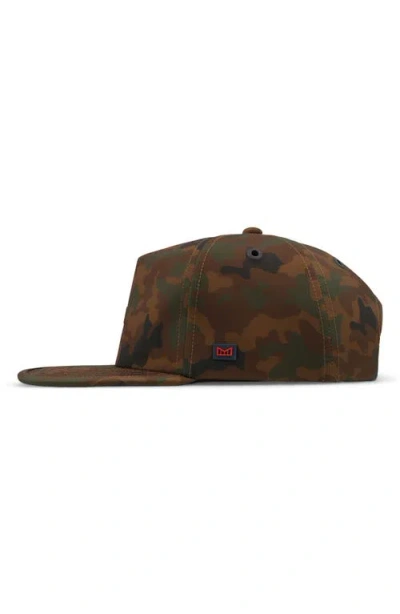 Melin Hydro Eagle Merica Camo Performance Snapback Ball Cap In Multi