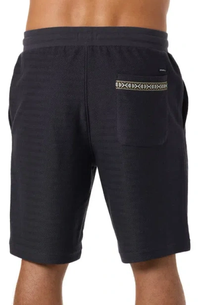 O'neill Bavaro Herringbone Drawstring Shorts In Black