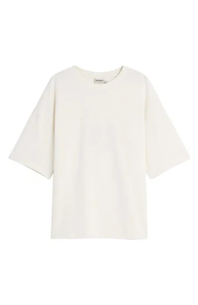 Desigual Oversize Cotton Blend T-shirt In White