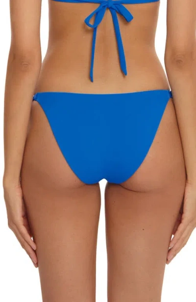 Becca Color Code Side Tie Bikini Bottoms In Blue