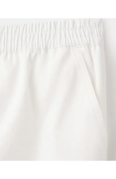 Mango Cotton Cargo Joggers In White