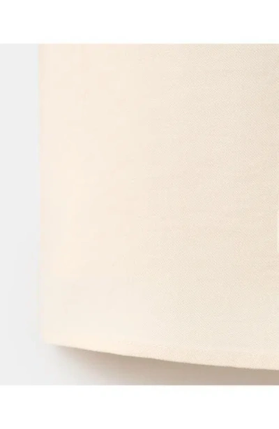 Mango Oversize Button-up Shirt In Neutral