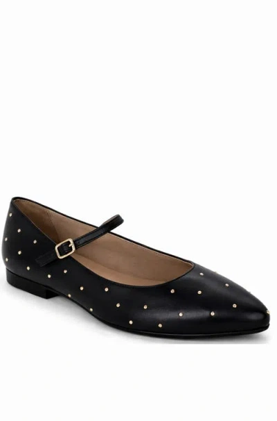 Menina Step Clara Flat Sandal In Black