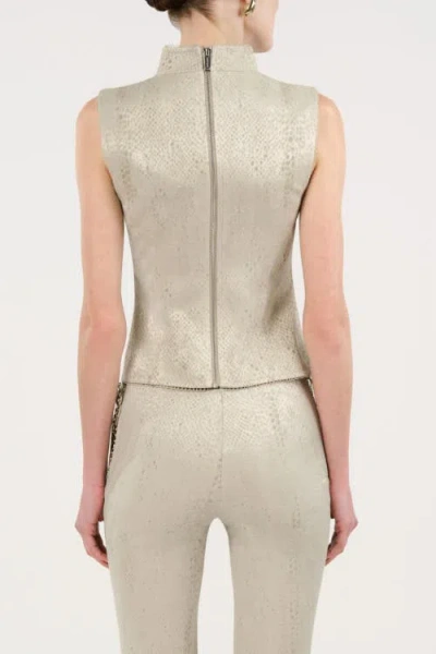 Nocturne Braid-trim Bustier Top In Multi