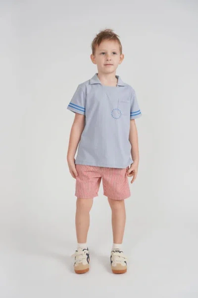 Fyi Striped Pull-on Pocket Shorts In Multi