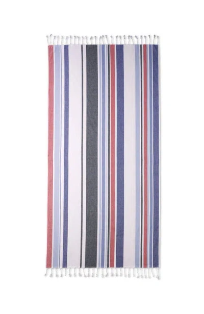 Lands' End Turkish Cotton Beach Towel In Multi