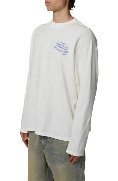 Good For Nothing Long Sleeve Icarus T-shirt In White