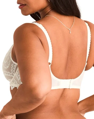 Adore Me Farrah Unlined Full Coverage Bra In White