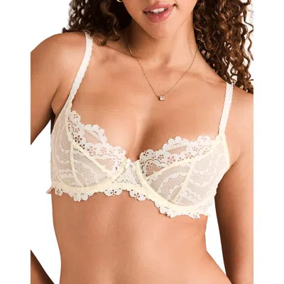 Adore Me Farrah Unlined Full Coverage Bra In White